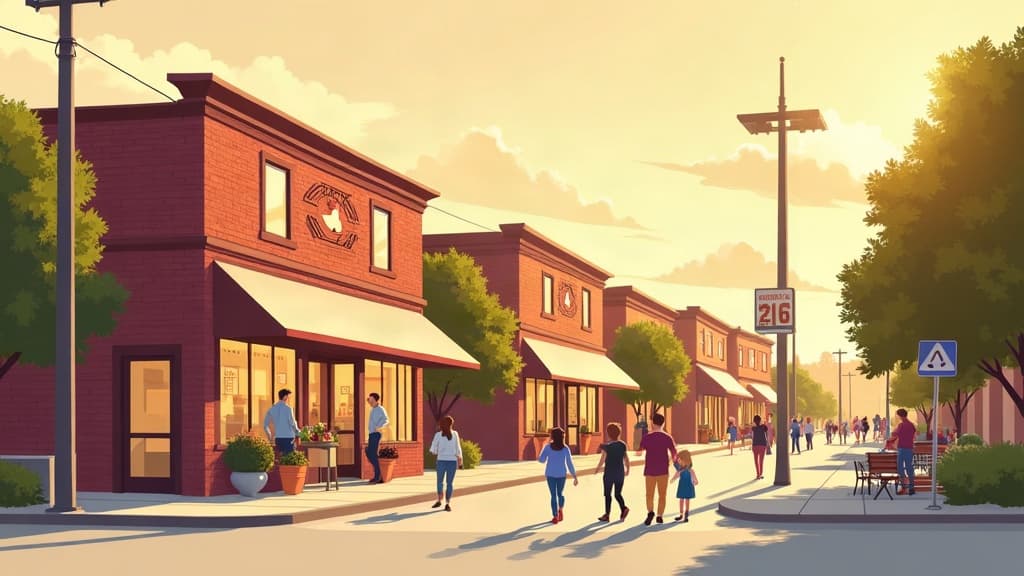 Editorial illustration: Kid-Friendly Restaurants in Tullahoma